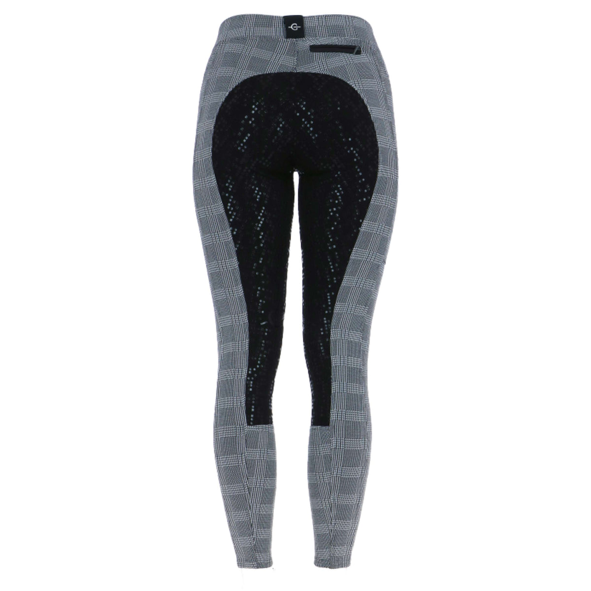 Covalliero Reitleggings Superba Grau/Schwarz