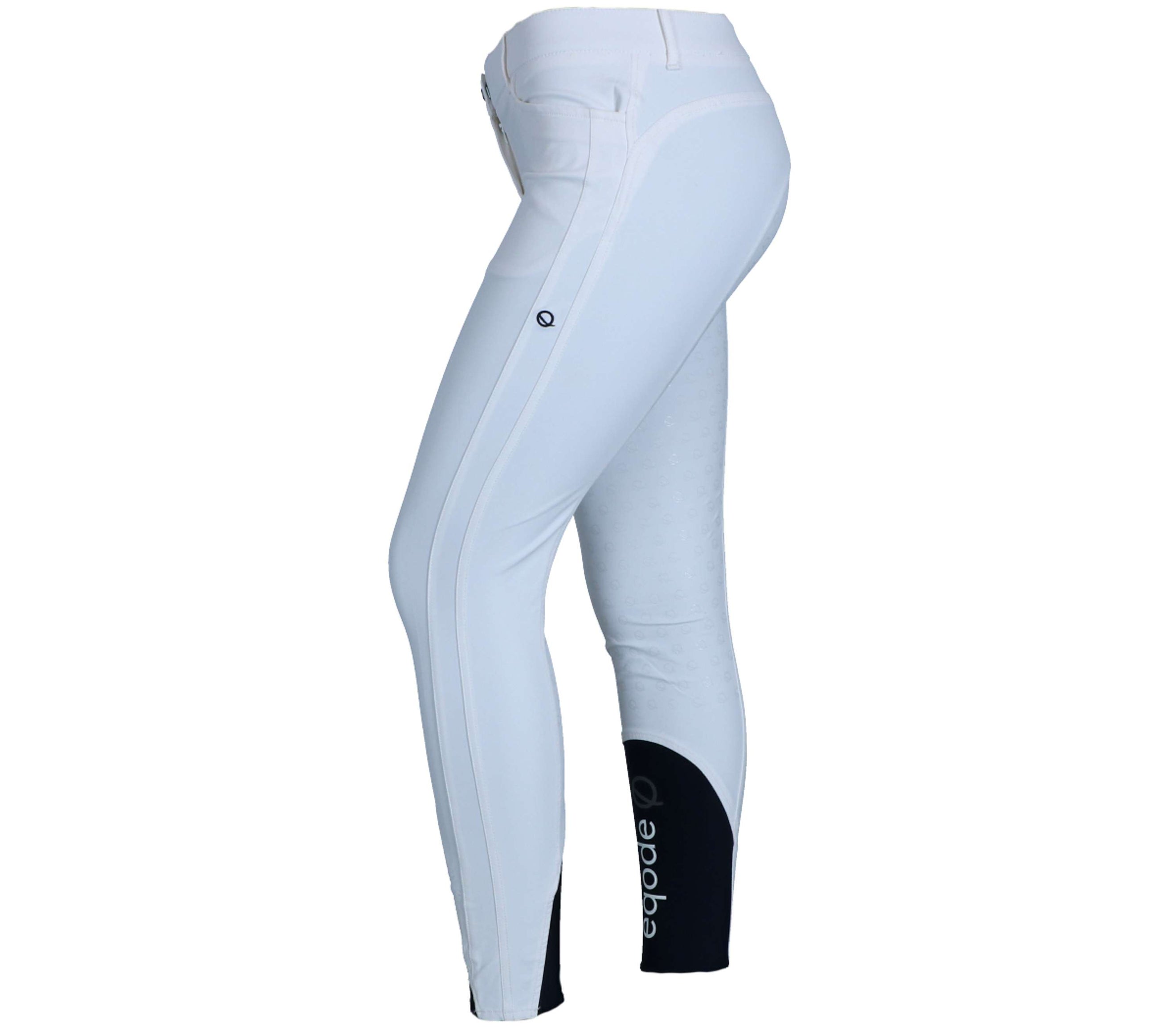 EQODE by Equiline Reithose Davina Full Grip Weiß