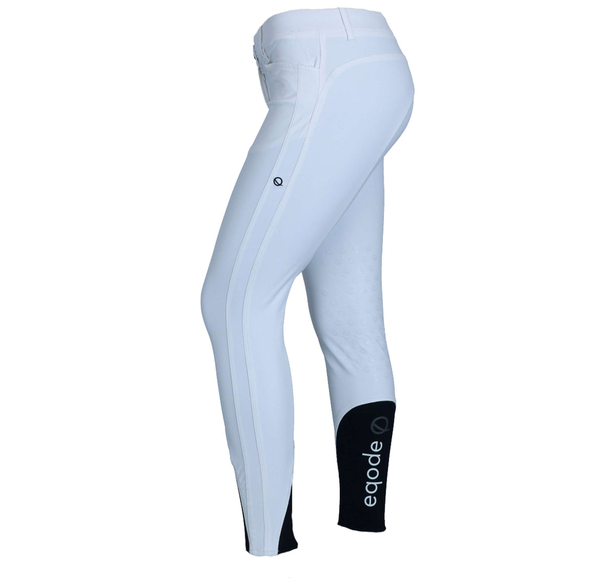 EQODE by Equiline Reithose Delma Knie Grip Weiß