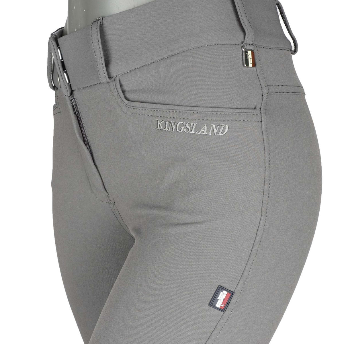 Kingsland Reithose Kadi E-Tec mit Knie-Grip Damen Grau