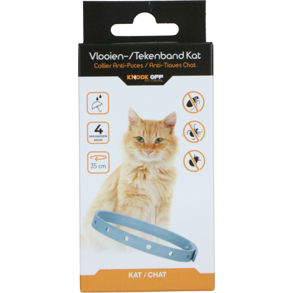 Knock Off Zecken & Flohhalsband Katze NL/FR