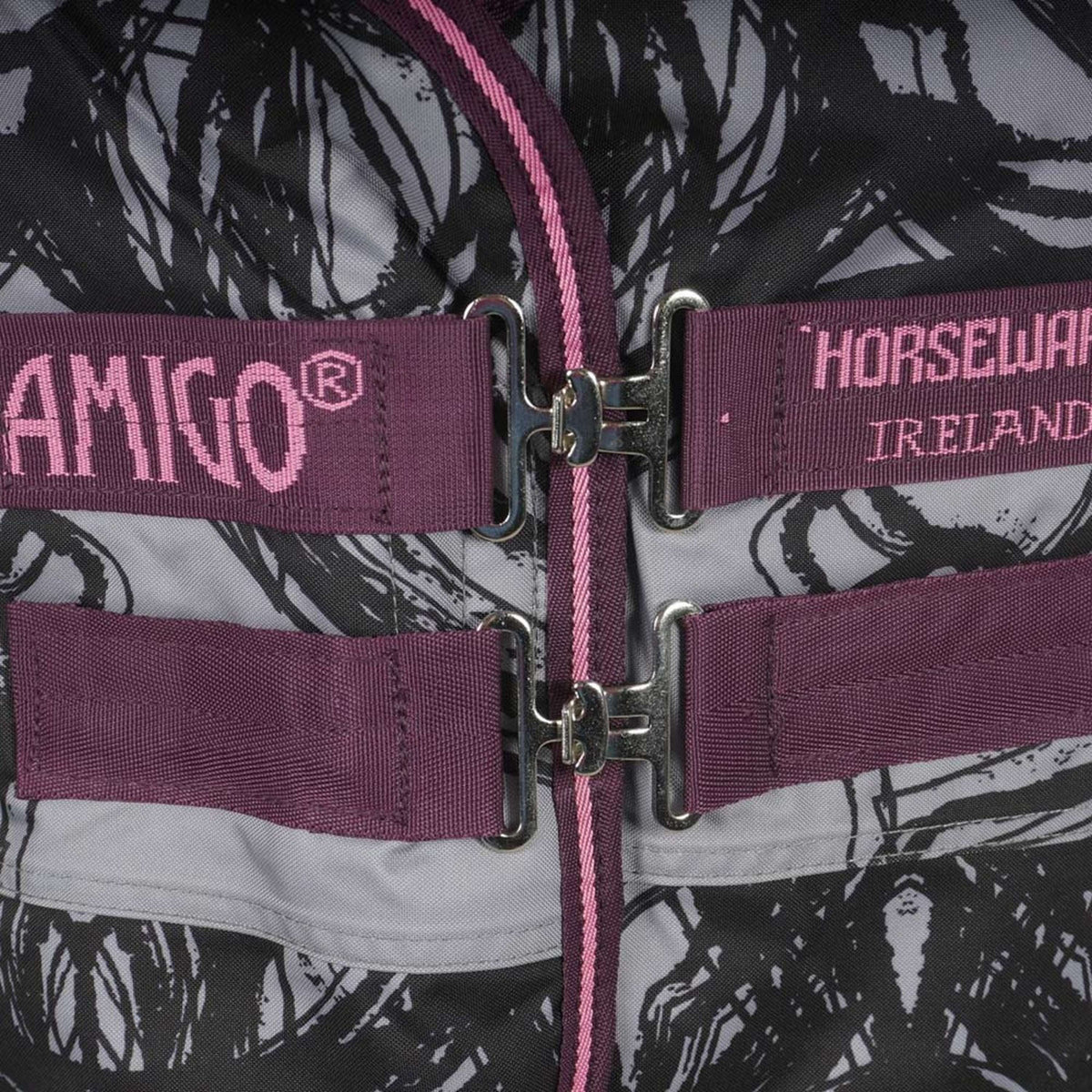 Amigo Pony Plus Medium 200g Horse Print/Purple/Pink