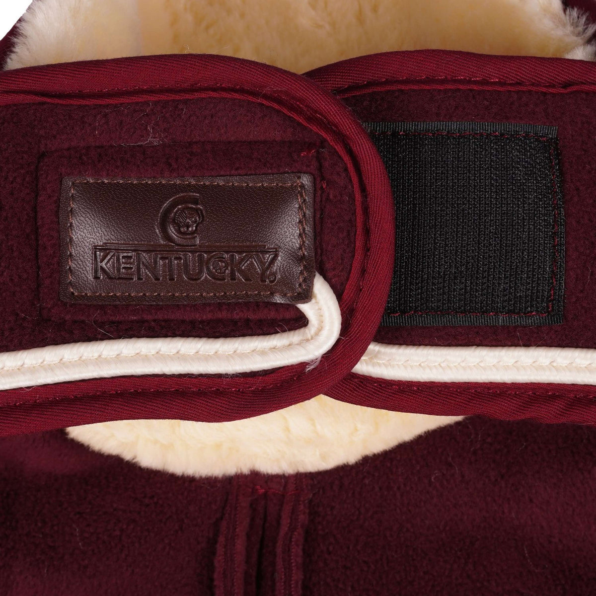 Kentucky Hundejacke Heavy Fleece Bordeaux