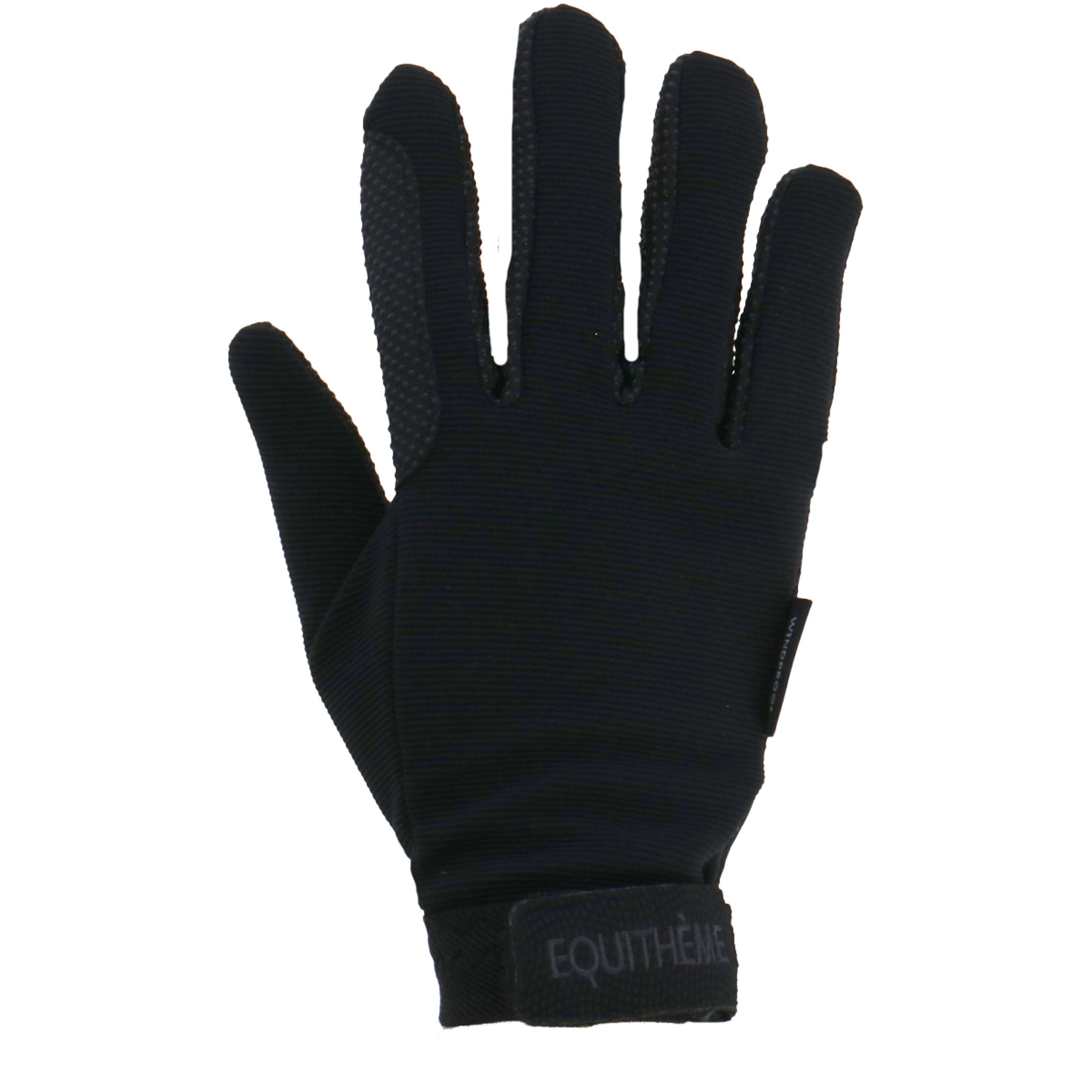 EQUITHÈME Handschuhe Knit Schwarz