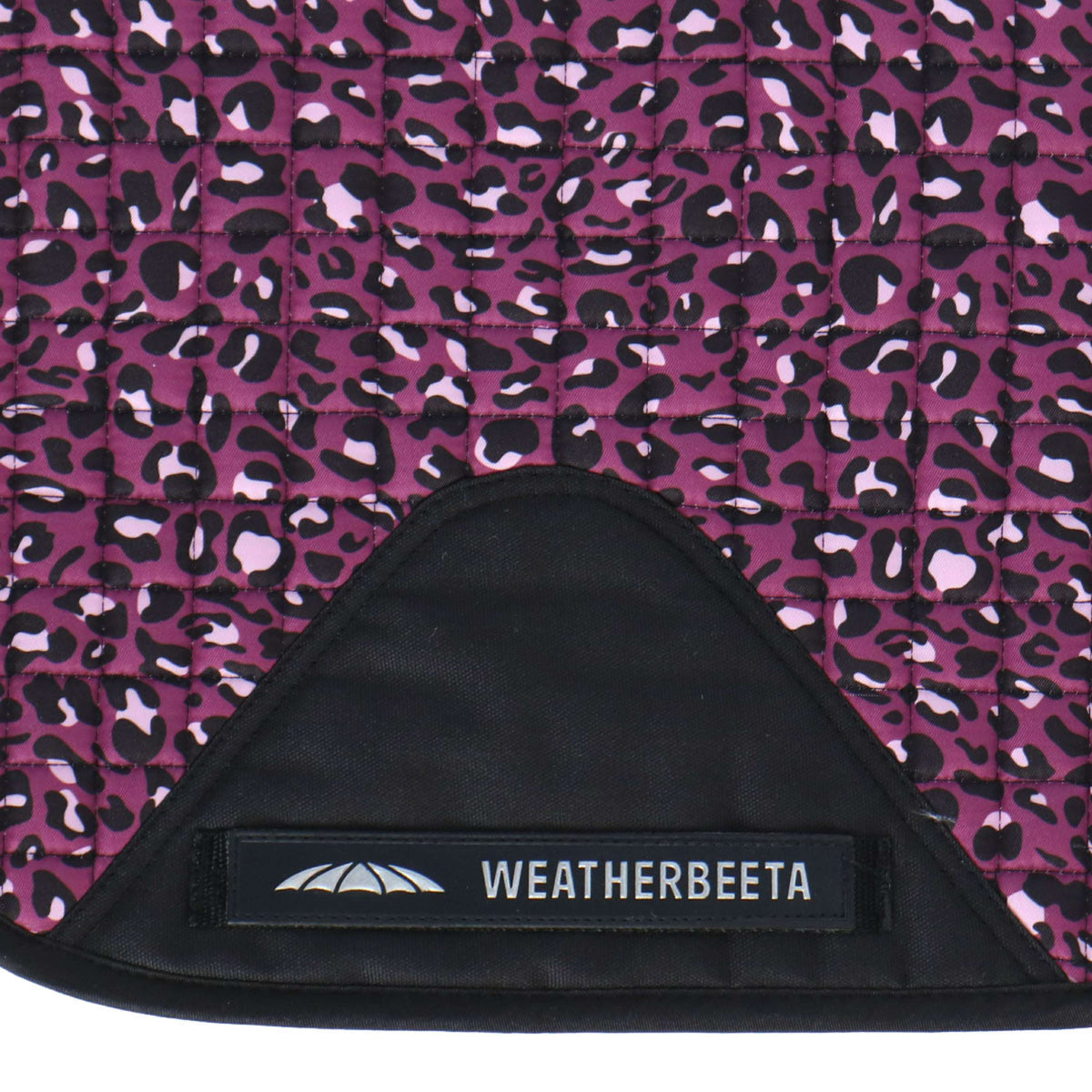 Weatherbeeta Schabracke Prime Leopard Dressur Rosa Leopard