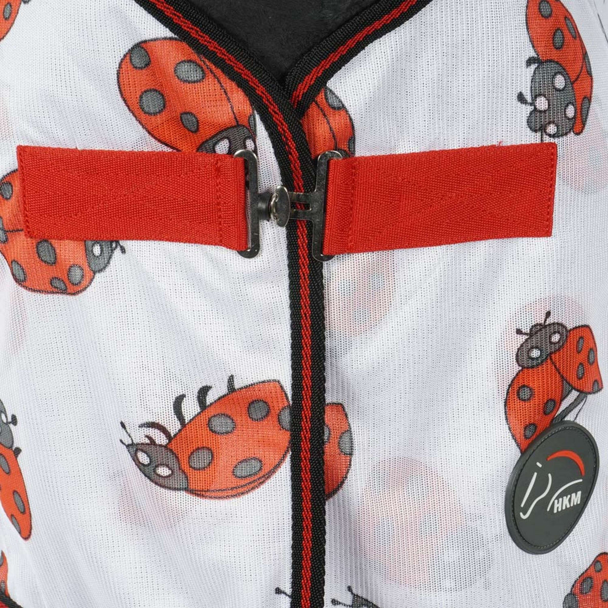 HKM Fliegendecke Ladybug Weiß/Rot