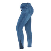 HKM Reithose Denim Silikon Besatz Hellblau/Denim