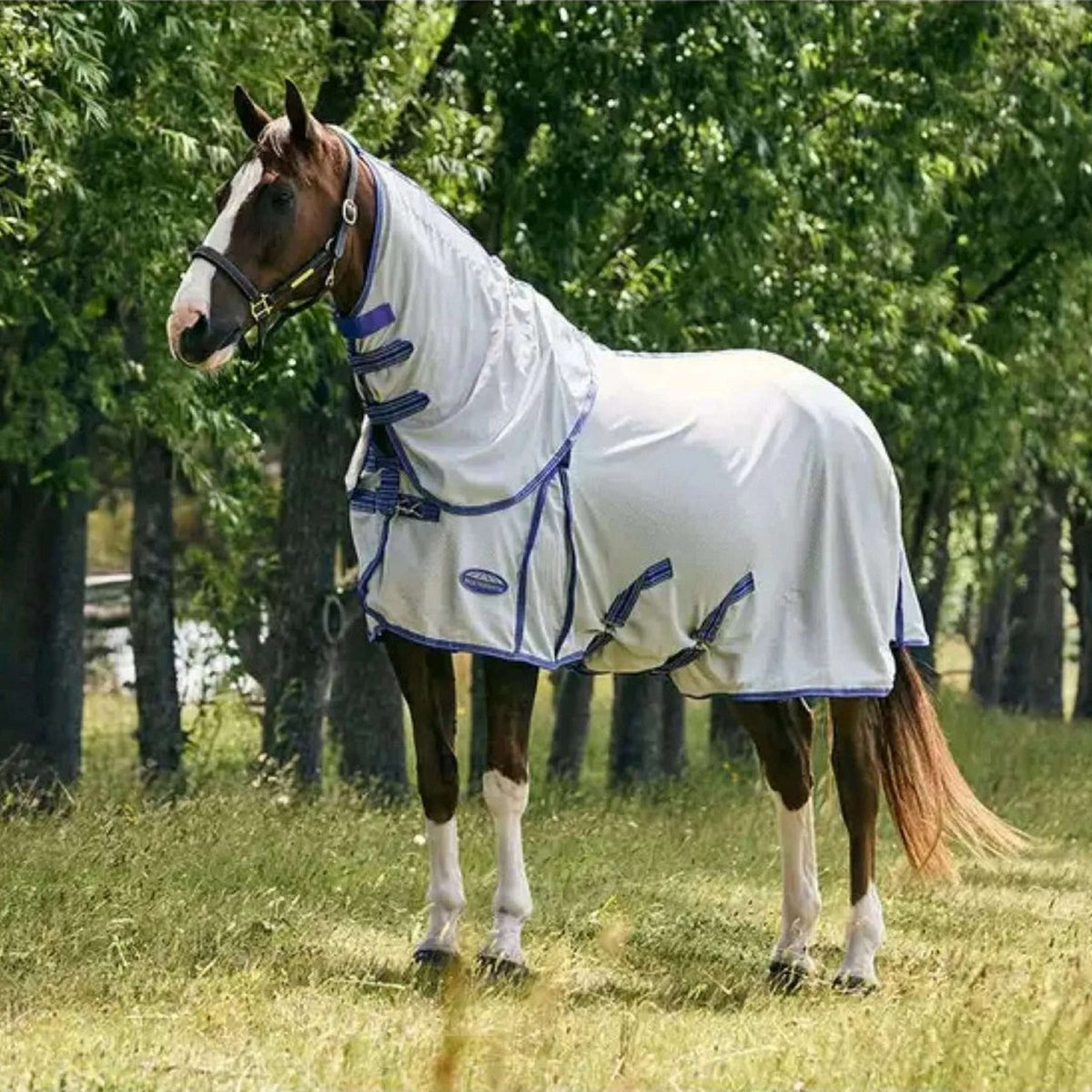 WeatherBeeta Decke ComFiTec Airflow II Detack a Neck Grau/Blau/Grau