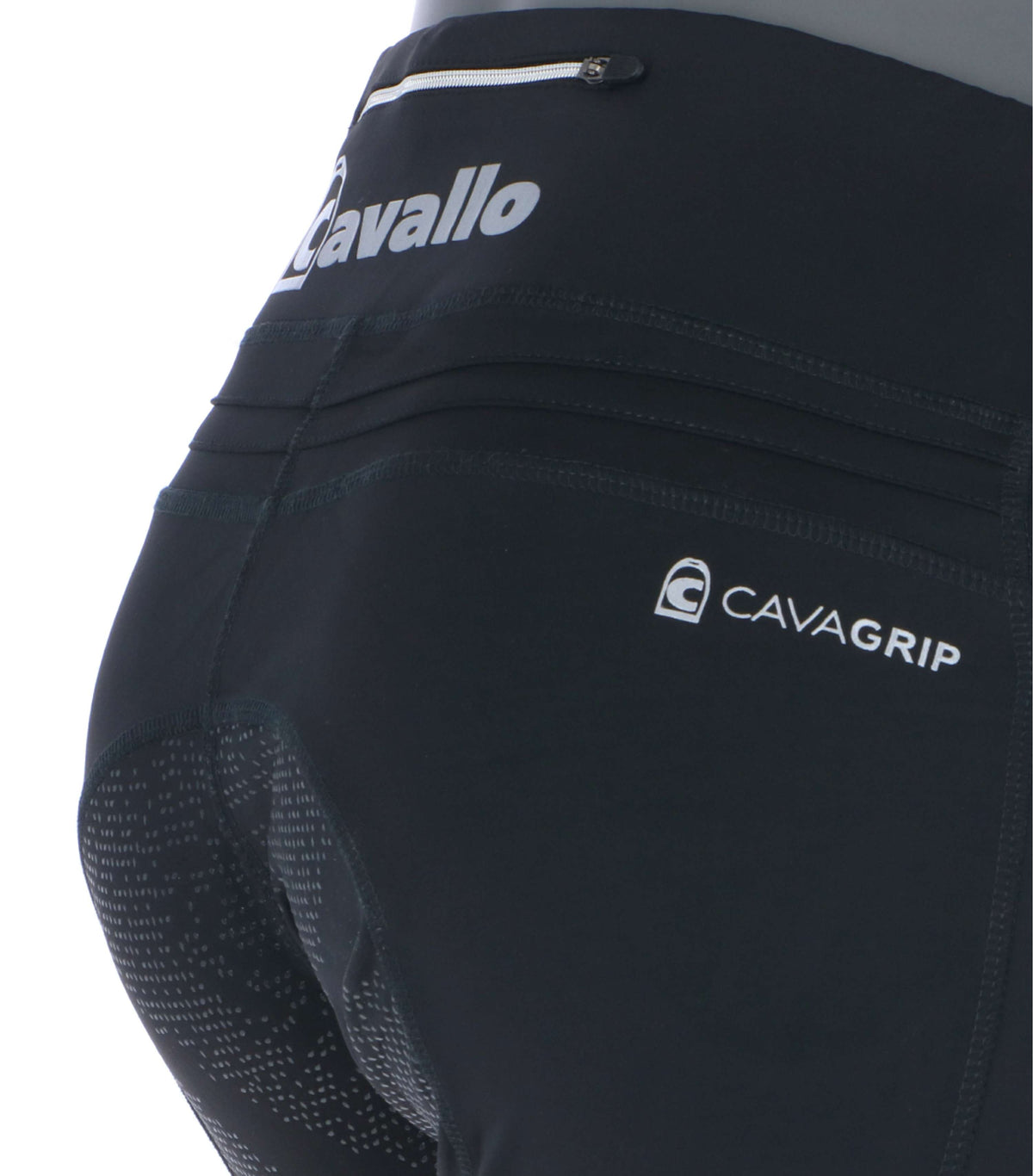 Cavallo Reitleggings CavalLin Grip RL Schwarz