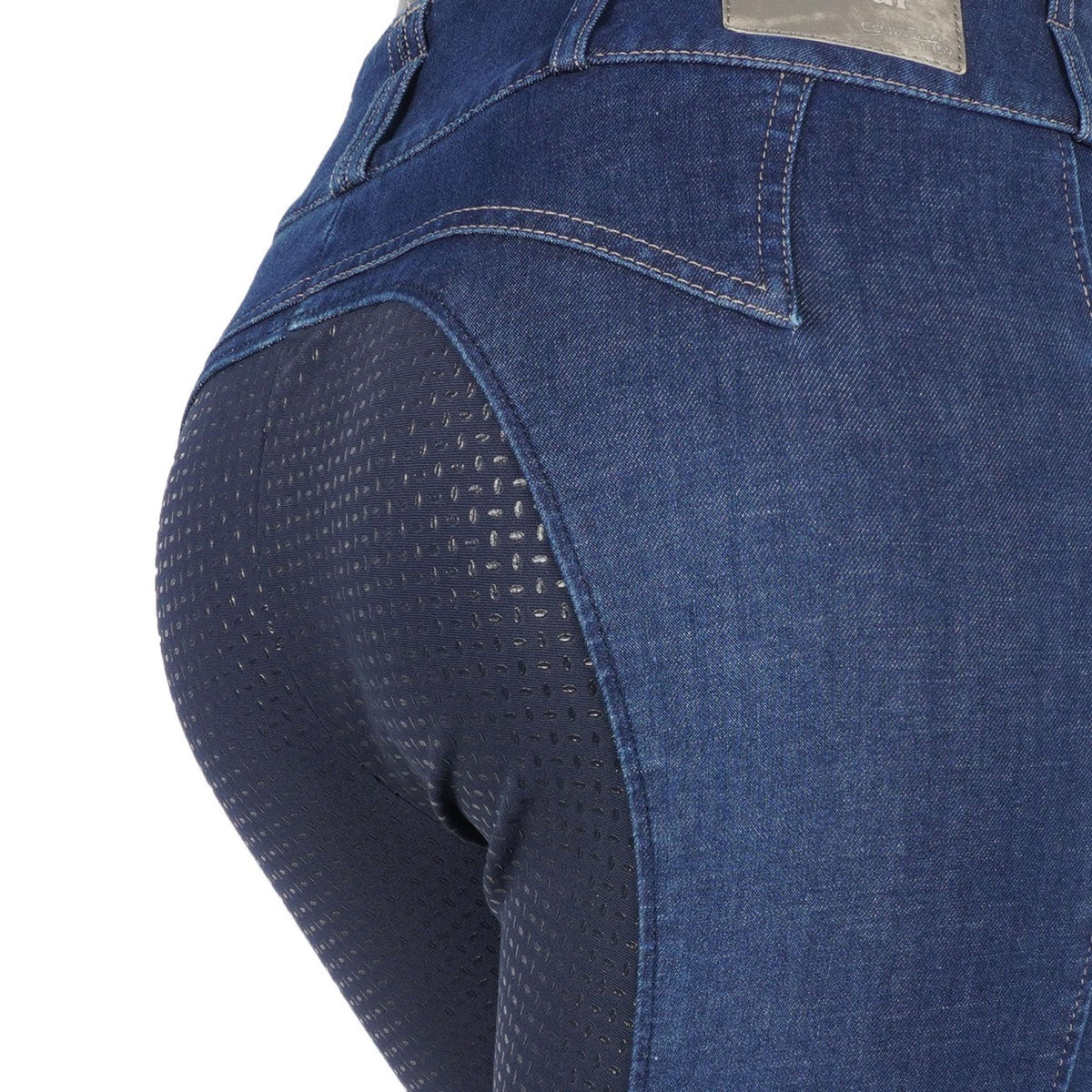 Pikeur Reithose Candela Full Grip Denim Blue Jeans