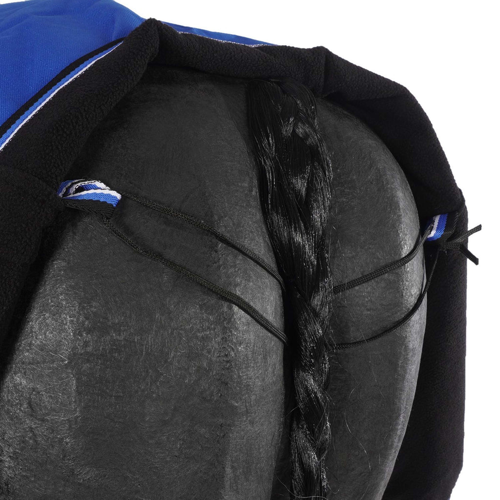 EQUITHÈME Ausreitdecke Tyrex 1200D Fleece Blau/Schwarz