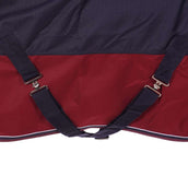 EQUITHÈME Outdoordecke Tyrex 1200D 0g Combo Navy/Bordeaux