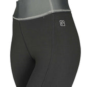 EQUITHÈME Reitleggings Tea Pull-On Silikon Kniebesatz Schwarz/Khaki