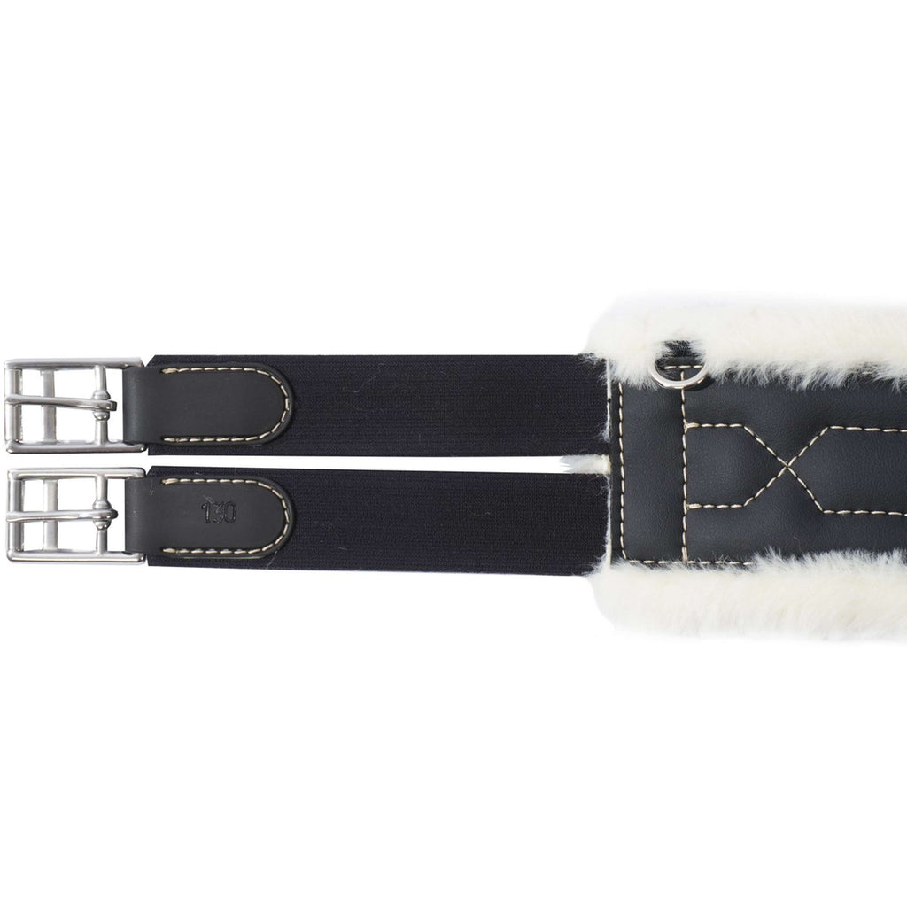 eQuick Sattelgurt ES Jumping Stud Fluffy Schwarz