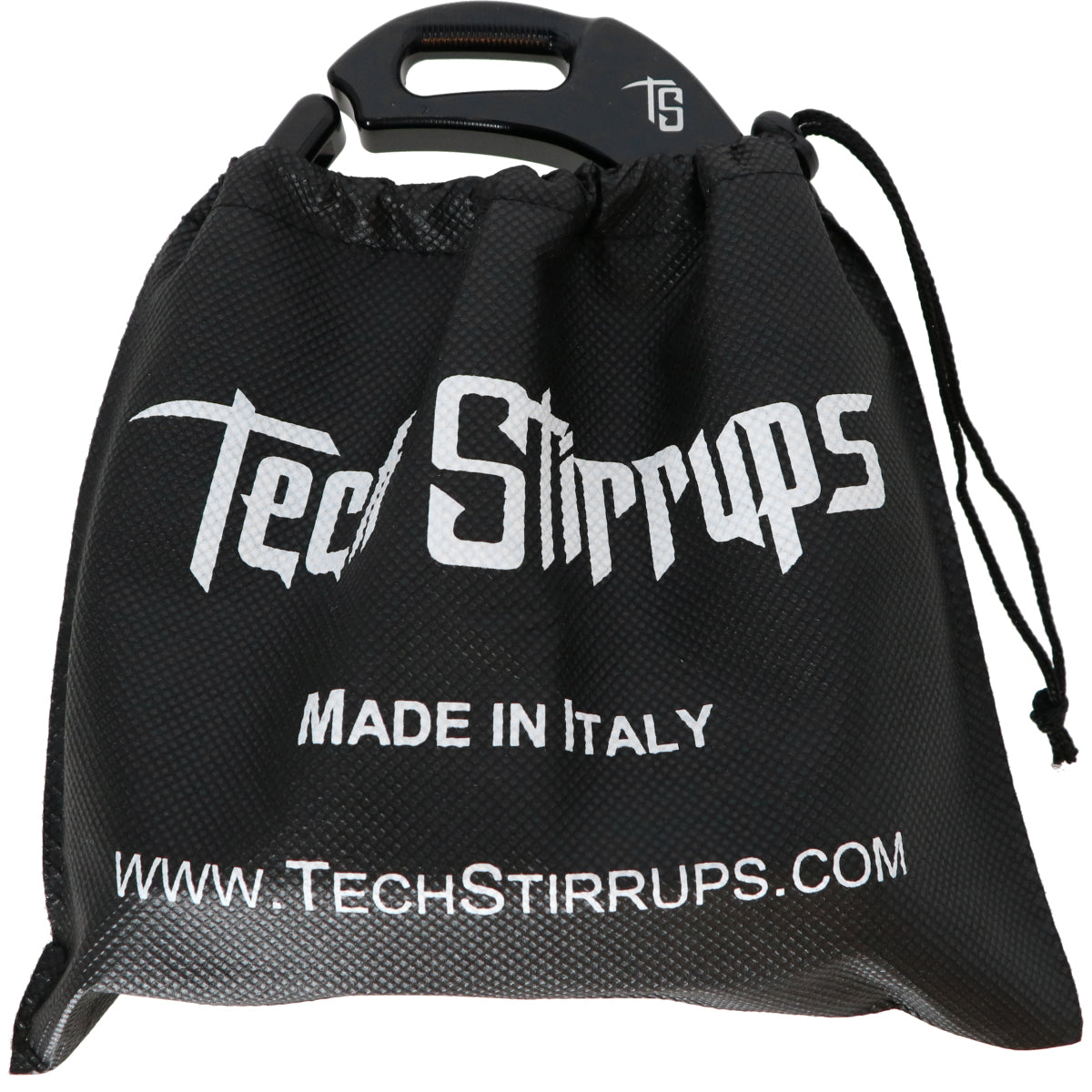 Tech Stirrups Steigbügeltasche Schwarz