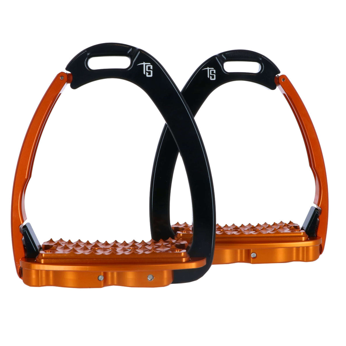 Tech Stirrups Steigbügel Venice FIT Schwarz/Orange