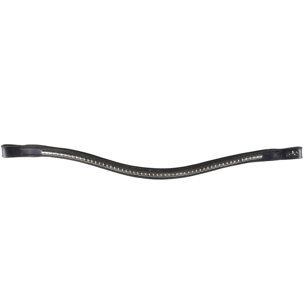 Schockemöhle Stirnriemen Clincher Select Wave Schwarz/Silber