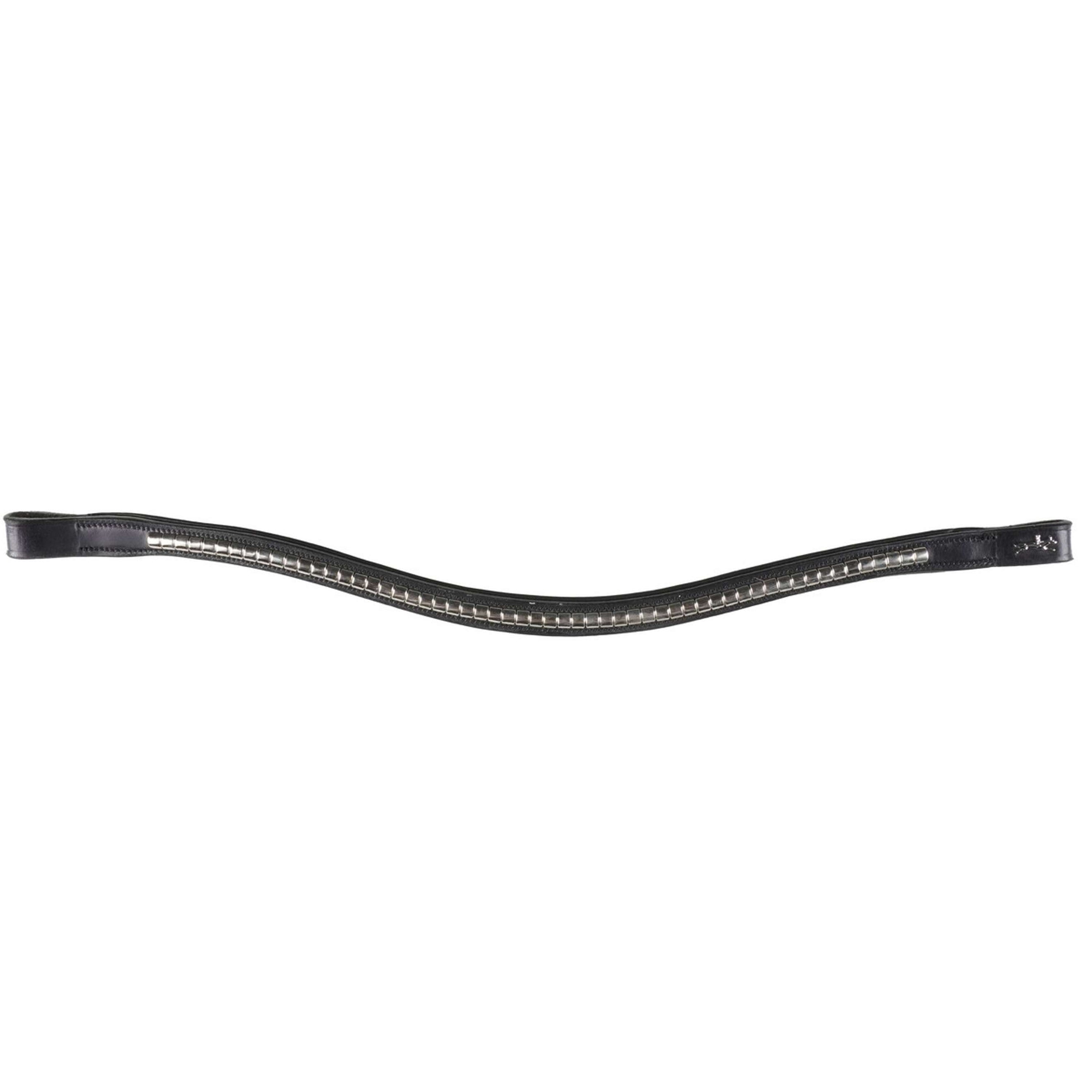 Schockemöhle Stirnriemen Clincher Select Wave Schwarz/Silber