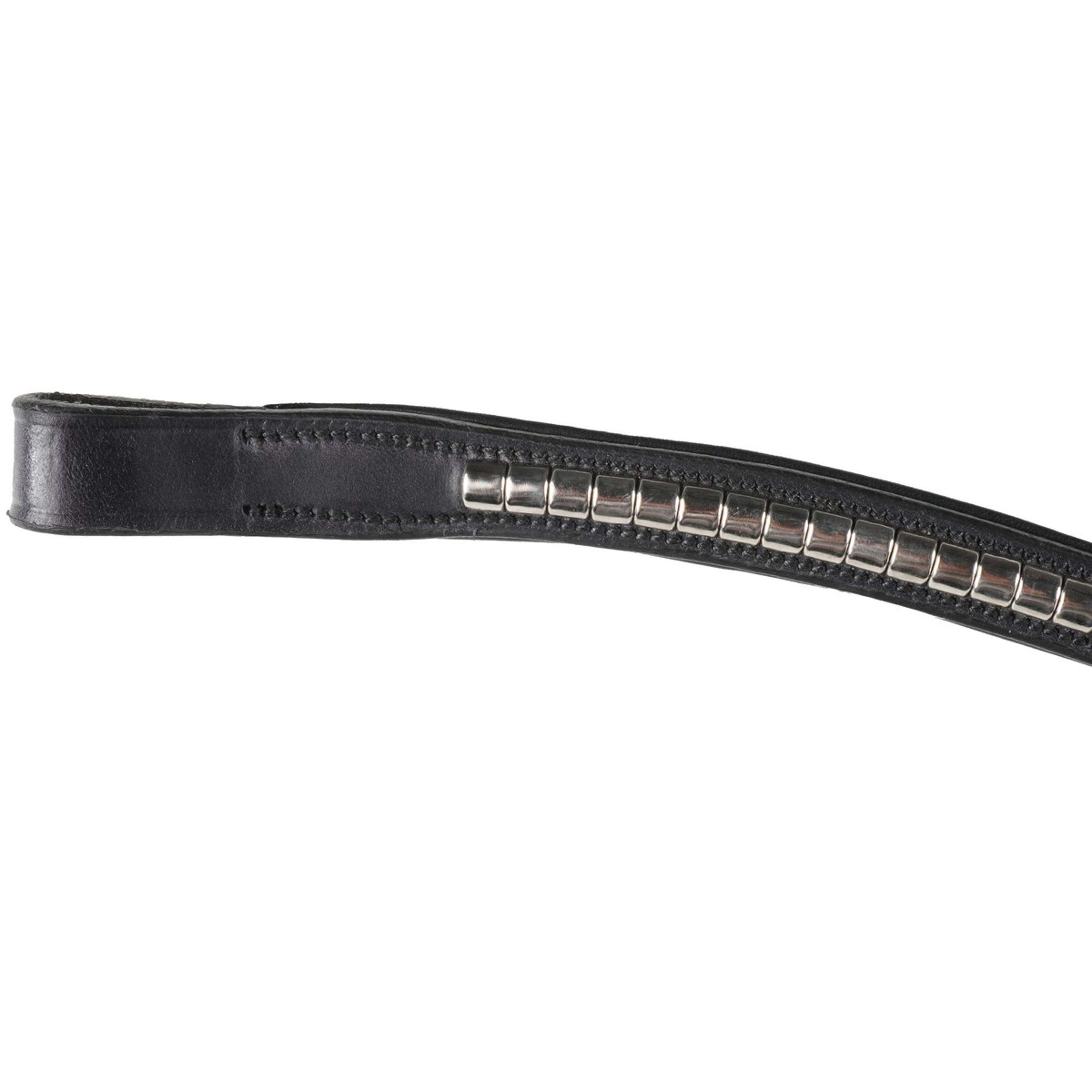 Schockemöhle Stirnriemen Clincher Select Wave Schwarz/Silber