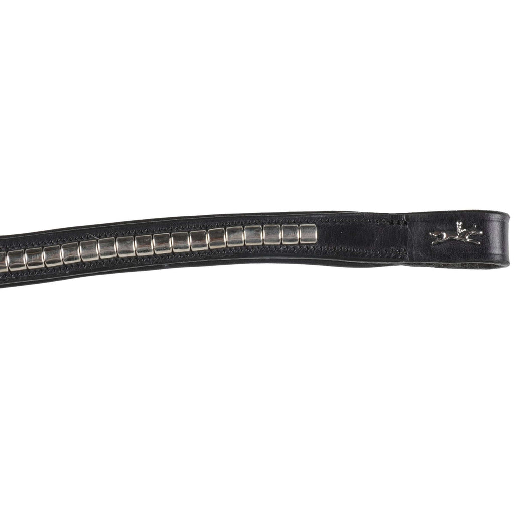 Schockemöhle Stirnriemen Clincher Select Wave Schwarz/Silber
