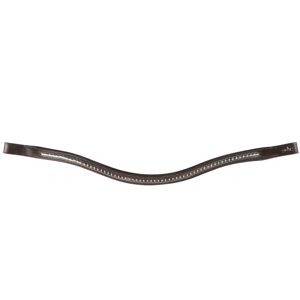 Schockemöhle Stirnriemen Clincher Select Wave Espresso/Silber