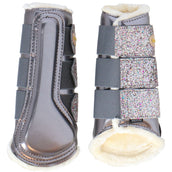 HB Beinschutz Gold Rush Glitter Grau