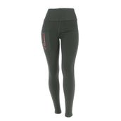 HKM Reitleggings Equestrian Full Grip Dunkelgrün