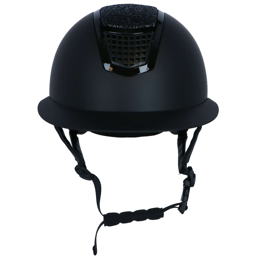 HKM Reithelm Glamour Shield Schwarz/Schwarz