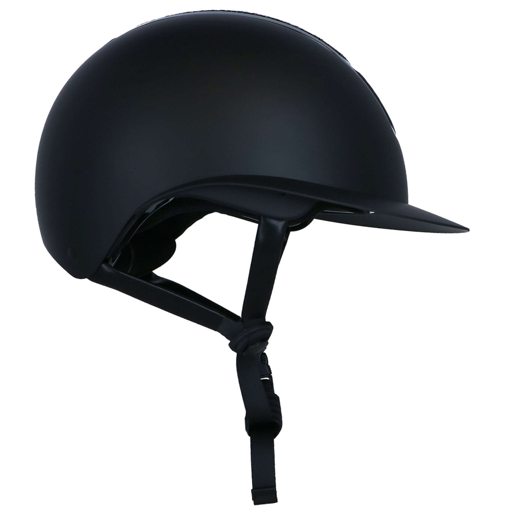 HKM Reithelm Glamour Shield Schwarz/Schwarz