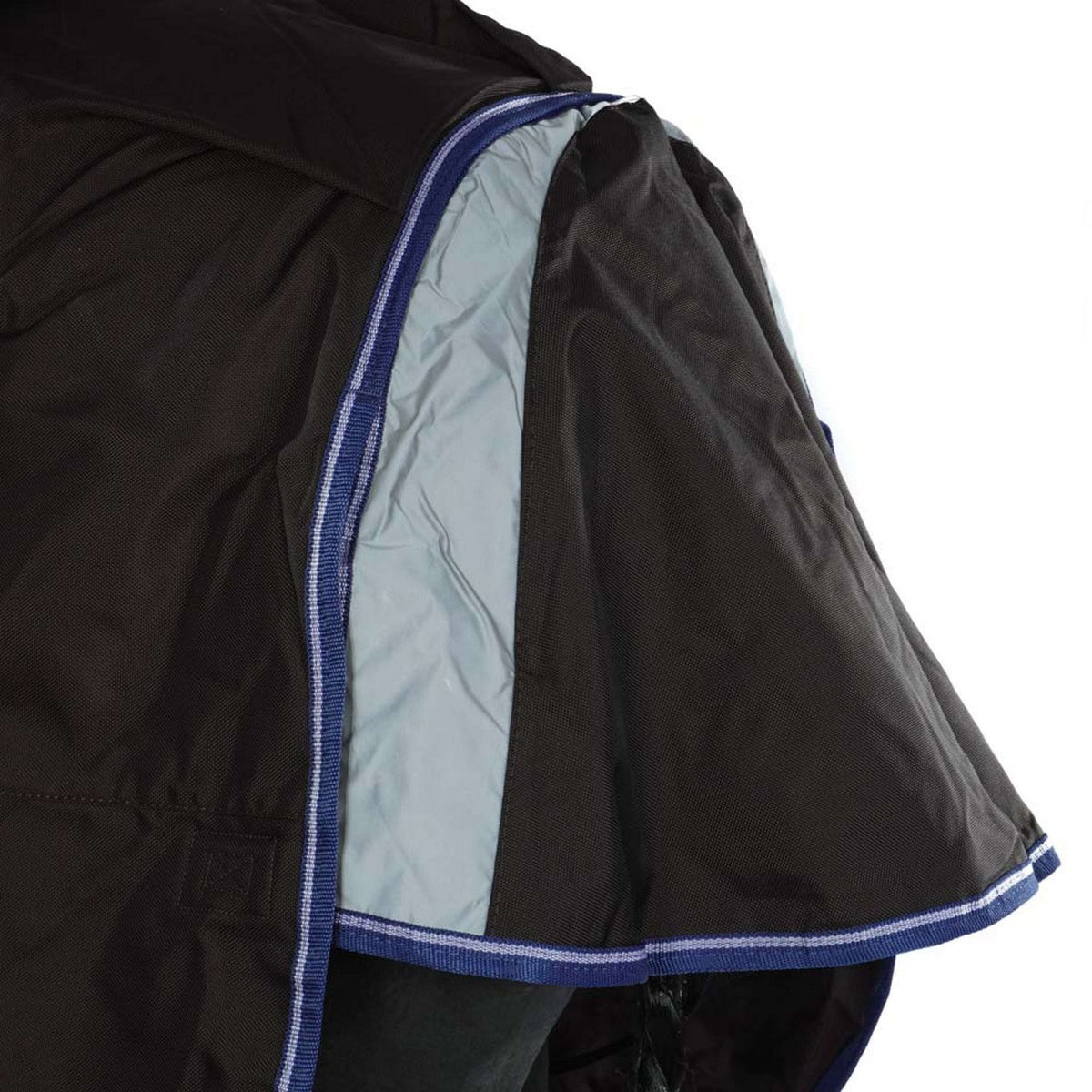 Weatherbeeta Winterdecke Comfitec Ultra Cozi II Detach-A-Neck Medium/Lite Charcoal/Blau/Weiß