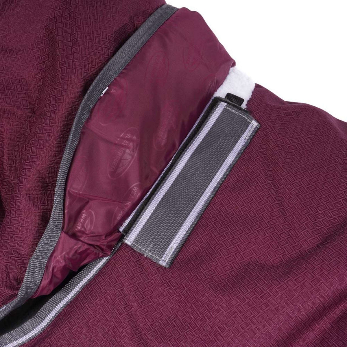 Weatherbeeta Winterdecke Comfitec Plus Dynamic II Detach-A-Neck Medium/Lite Maroon/Grau/Weiß