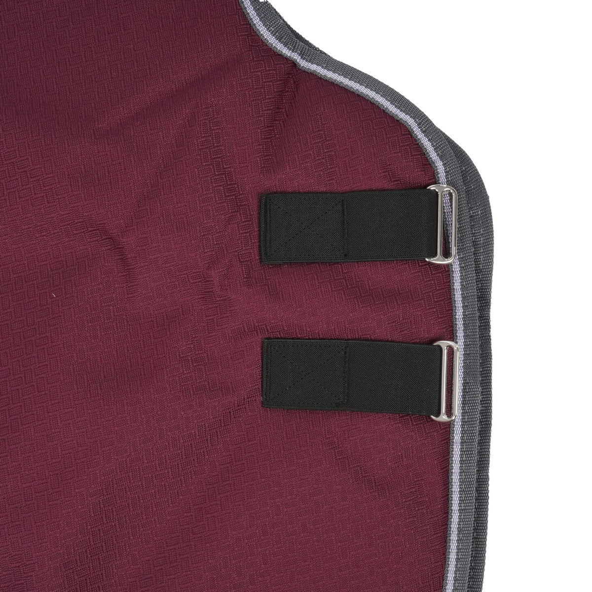 Weatherbeeta Winterdecke Comfitec Plus Dynamic II Neck Rug Medium/Lite Maroon/Grau/Weiß