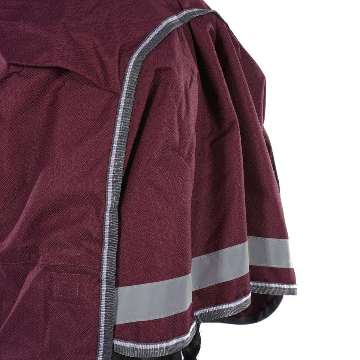 Weatherbeeta Winterdecke Comfitec Plus Dynamic II Combo Neck Medium Maroon/Grau/Weiß