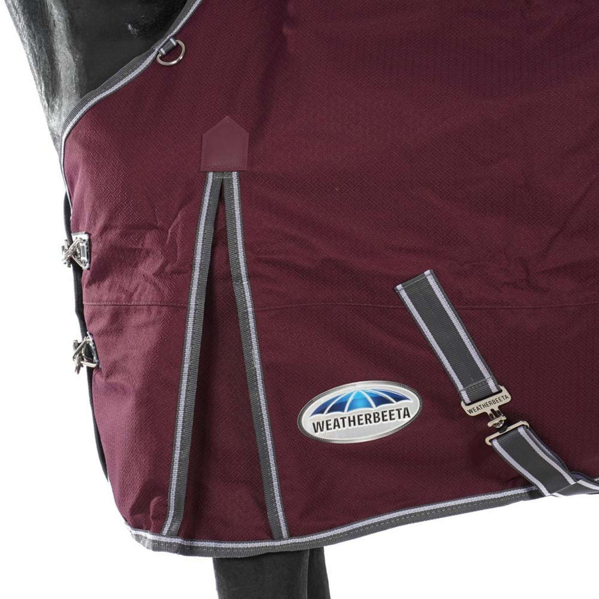 Weatherbeeta Regendecke Comfitec Plus Dynamic II Standard Neck Lite Maroon/Grau/Weiß