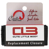 F.R.A. Cavallo Horse & Rider Klettverschlüss CLB für Hufschune Schwarz