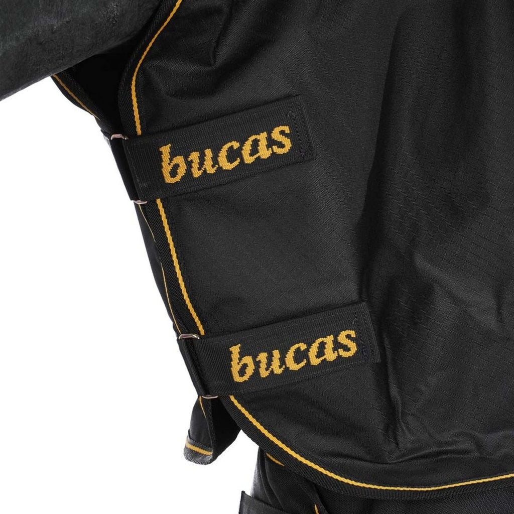 Bucas Irish Turnout Light 50g + Neck Schwarz/Gold