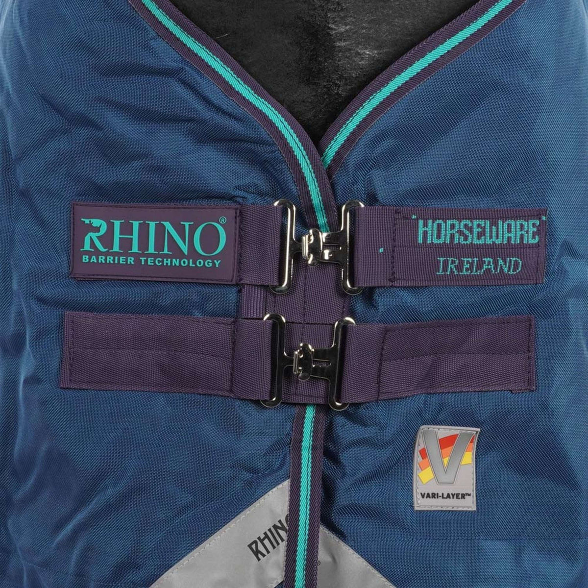 Rhino Original Turnout Med VL 250g Navy/Grau/Aqua