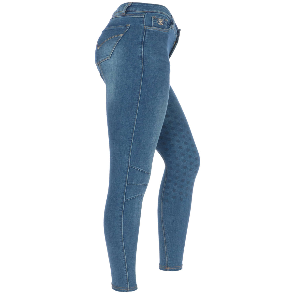 PS of Sweden Reithose Maggie Jeans Blue Denim