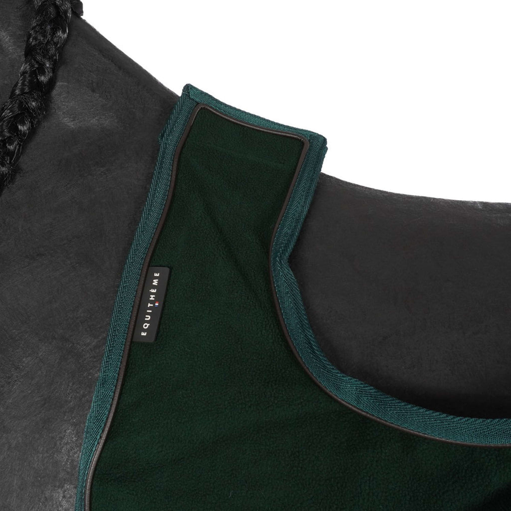 EQUITHÈME Ausreitdecke Teddy Fleece Grün
