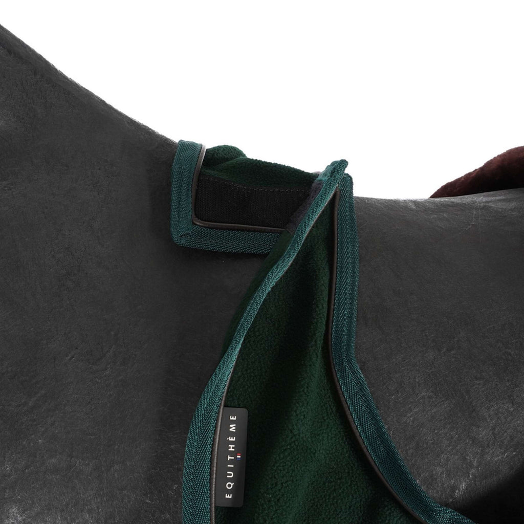 EQUITHÈME Ausreitdecke Teddy Fleece Grün