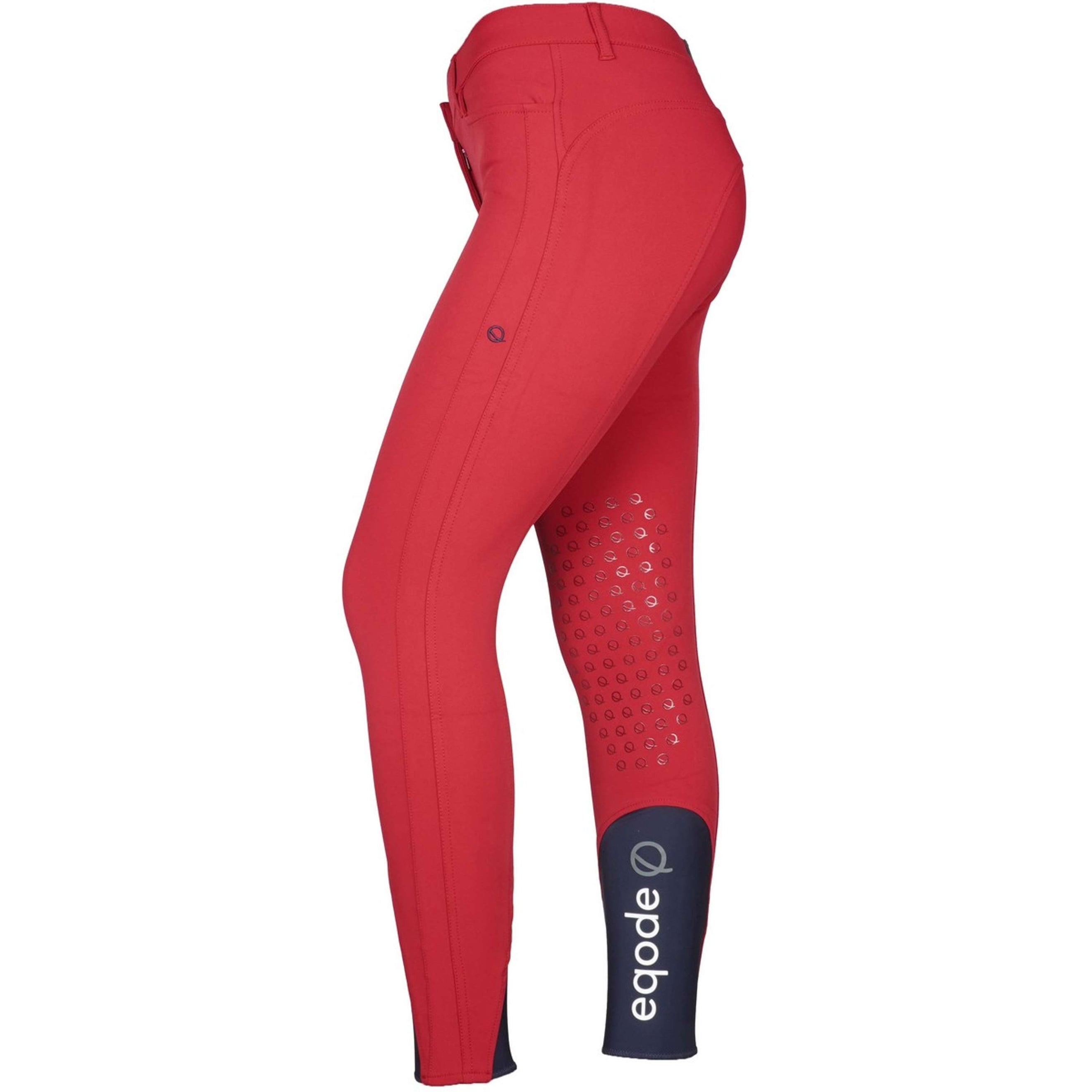 EQODE by Equiline Reithose Delma Knie Grip Cherry