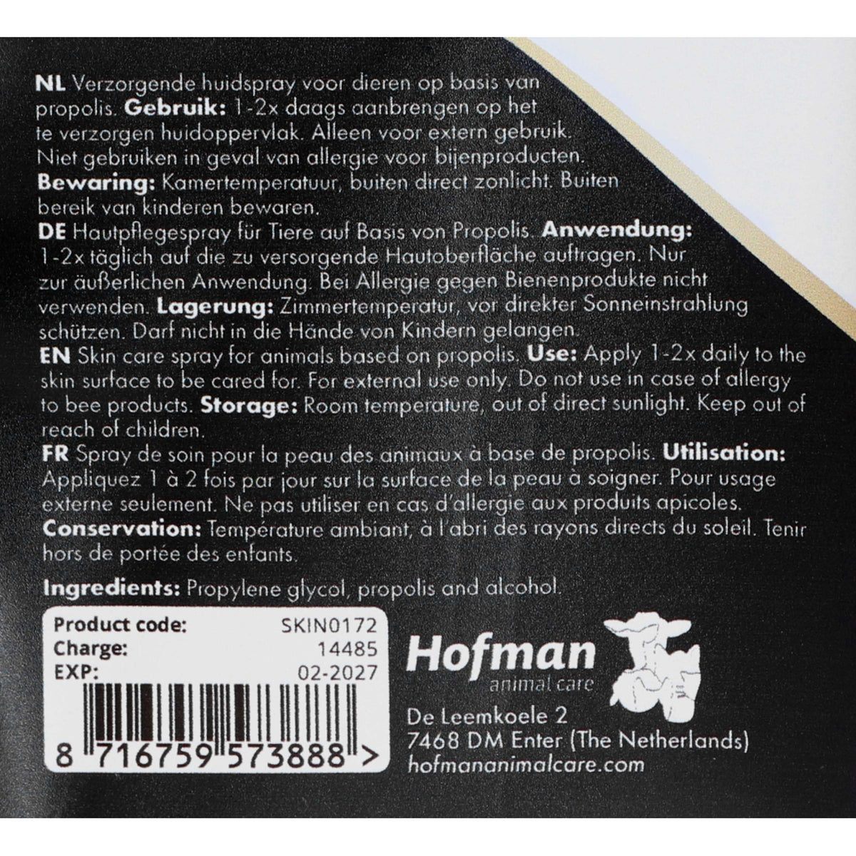 Excellent Skin Derm Spray Propolis Honig