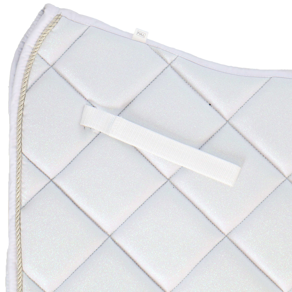 HB Schabracke Sparkling Glitter Dressur Weiß