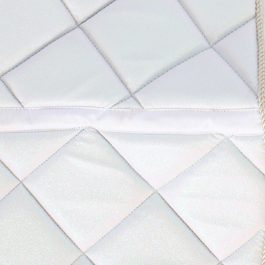 HB Schabracke Sparkling Glitter Dressur Weiß