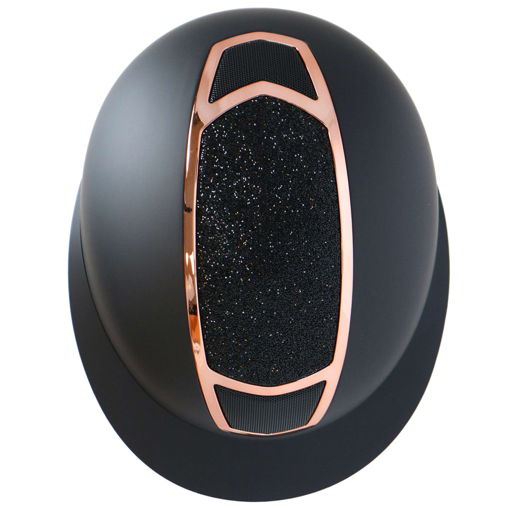 Harry's Horse Reithelm Mont Blanc Sparkle Schwarz/Rosegold