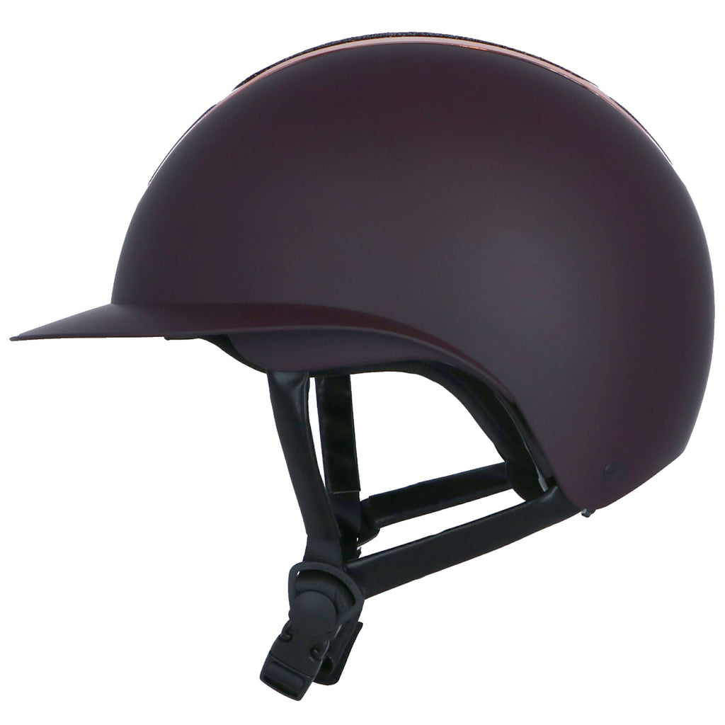 Harry's Horse Reithelm Mont Blanc Sparkle Bordeaux/Rosegold