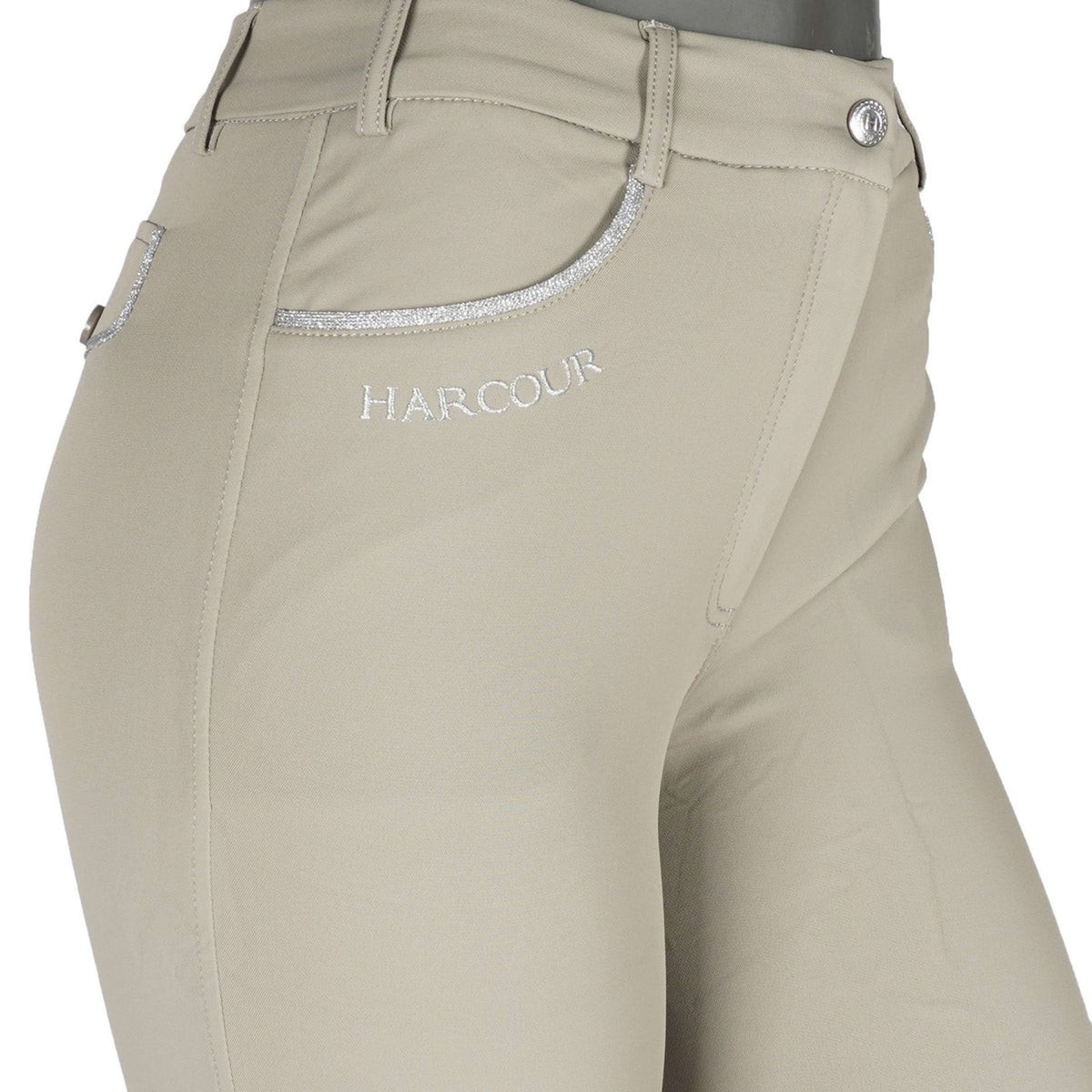 Harcour Reithose Jaltika Fix System Grip Beige