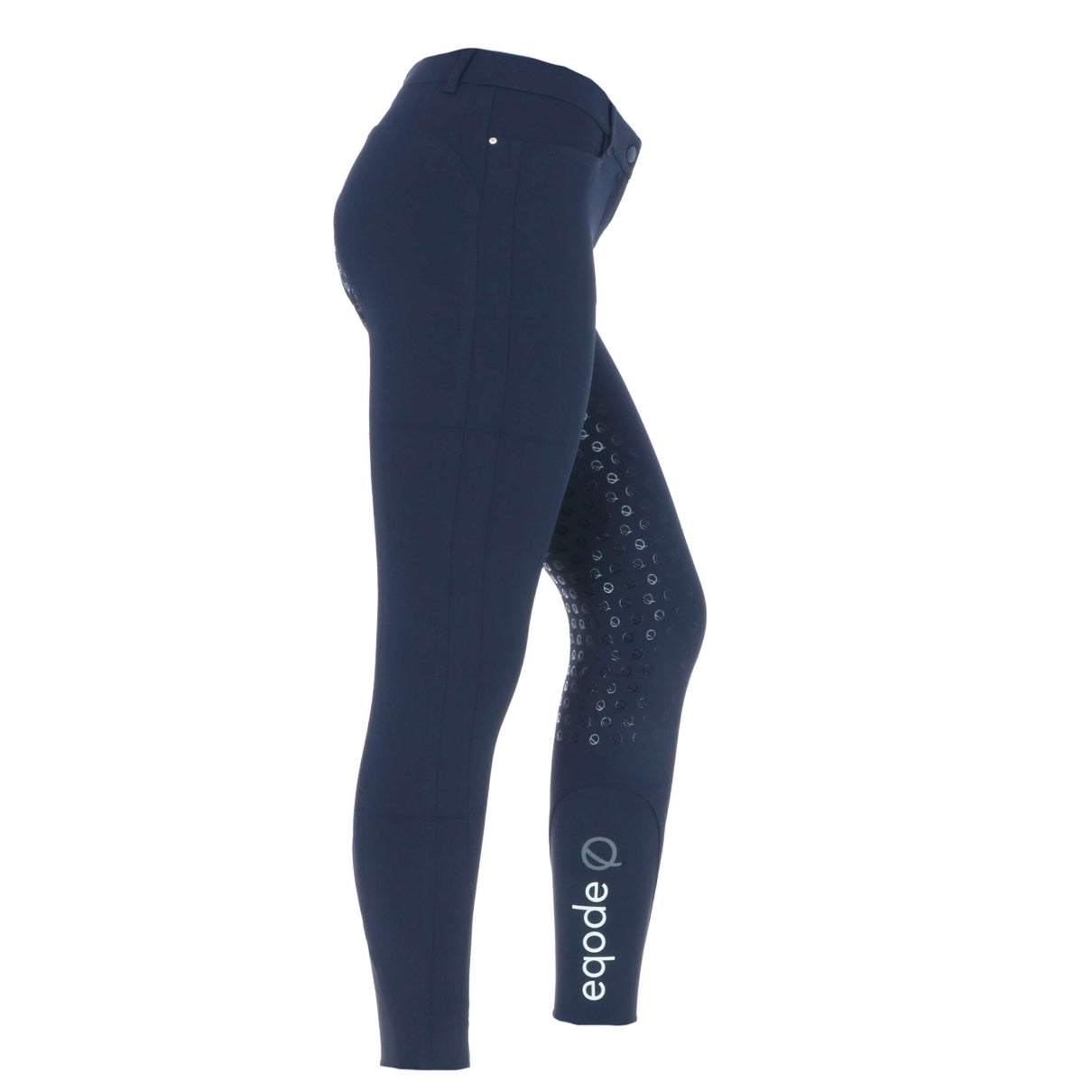 EQODE by Equiline Reithose Donna Full Grip Blau