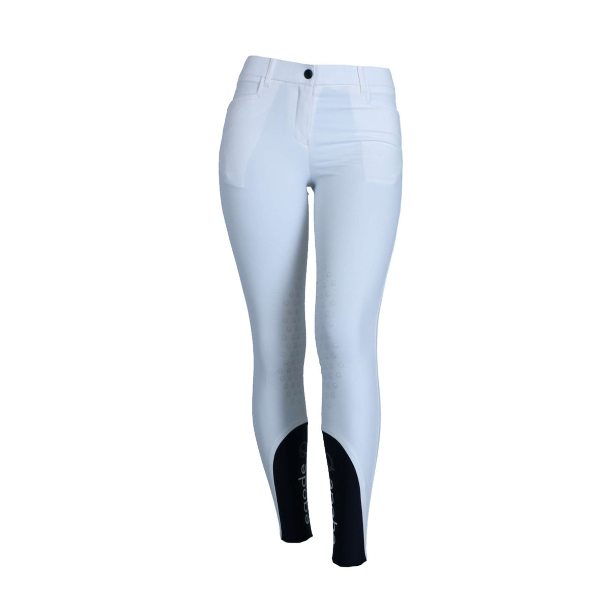 EQODE by Equiline Reithose Donna Knie Grip Weiß
