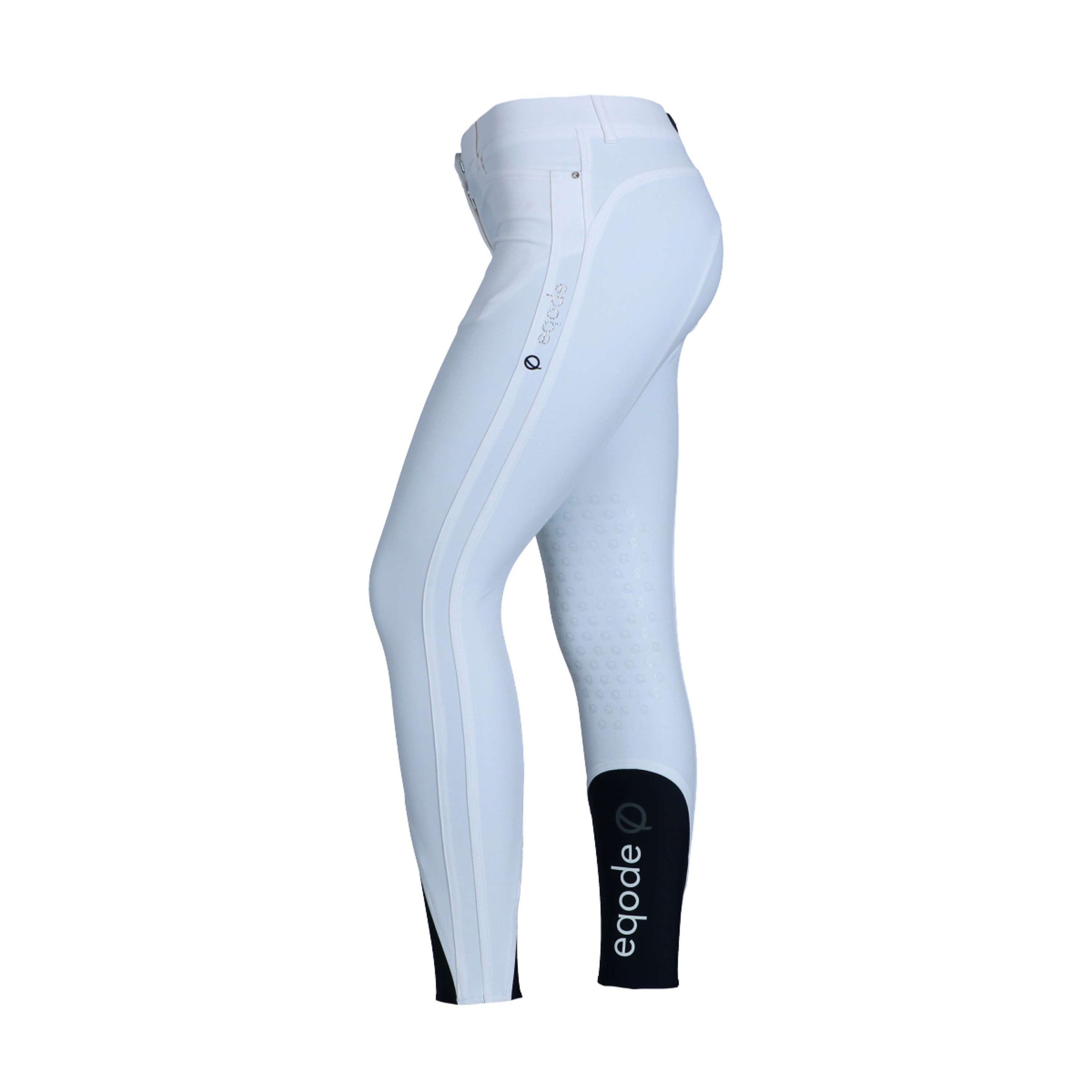 EQODE by Equiline Reithose Donna Knie Grip Weiß EQODE by Equiline Reithose Donna Knie Grip Weiß
